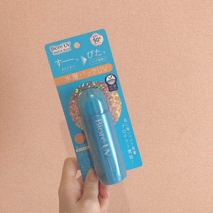 ビオレUV アクアリッチ アクアプロテクトローション(水層パック)/ビオレ/日焼け止めローションを使ったクチコミ(1枚目)