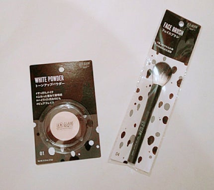 UR GLAM WHITE POWDER/U R GLAM/プレストパウダーを使ったクチコミ(3枚目)