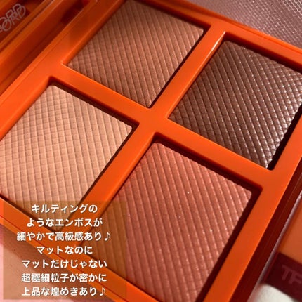 アイ カラー クォード/TOM FORD BEAUTY/アイシャドウパレットを使ったクチコミ(3枚目)