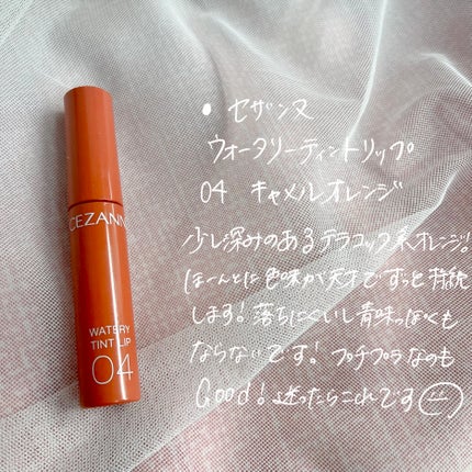 ウォータリーティントリップ/CEZANNE/リップティントを使ったクチコミ(4枚目)