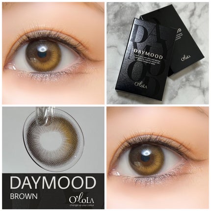デームードブラウンマンスリー (DAYMOOD BROWN monthly)/OLOLA/1ヶ月(1MONTH)カラコンを使ったクチコミ(1枚目)