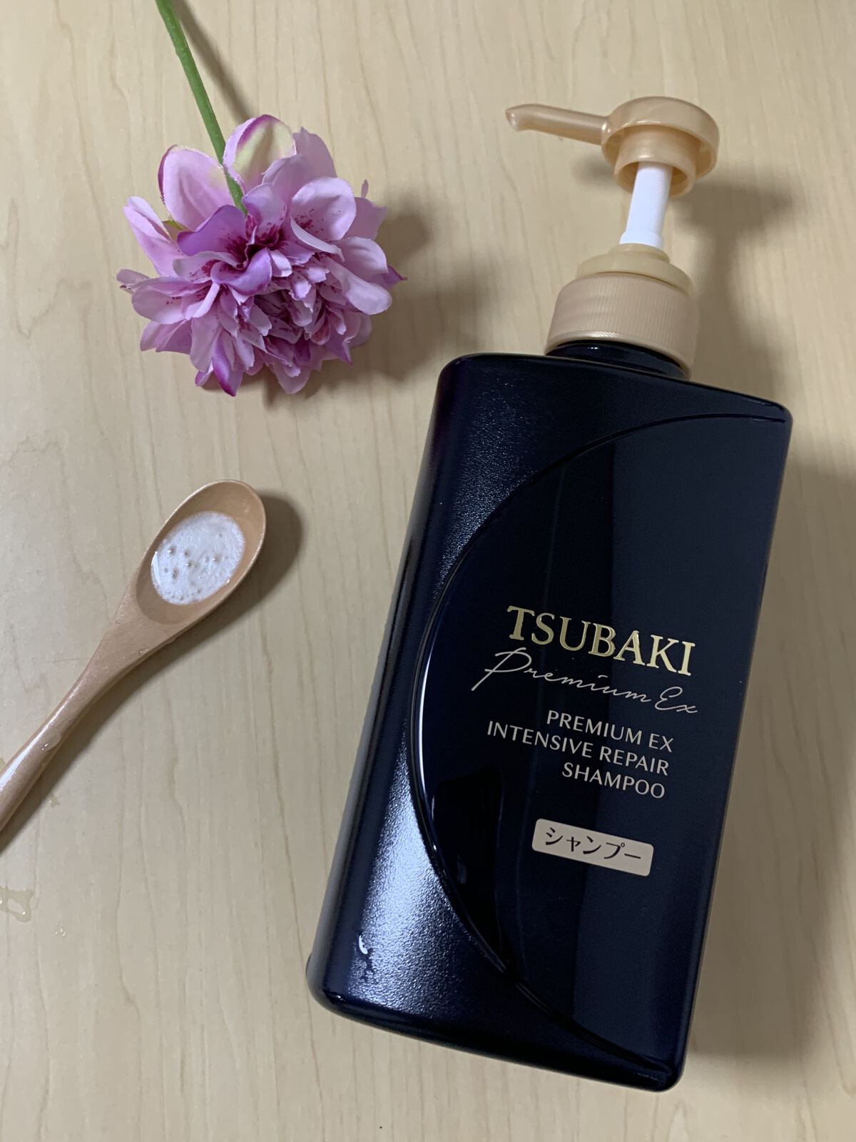 プレミアムＥＸ インテンシブリペア ＜シャンプー＞／コンディショナー＜ヘアトリートメント＞ /TSUBAKI/市販シャンプーを使ったクチコミ（2枚目）