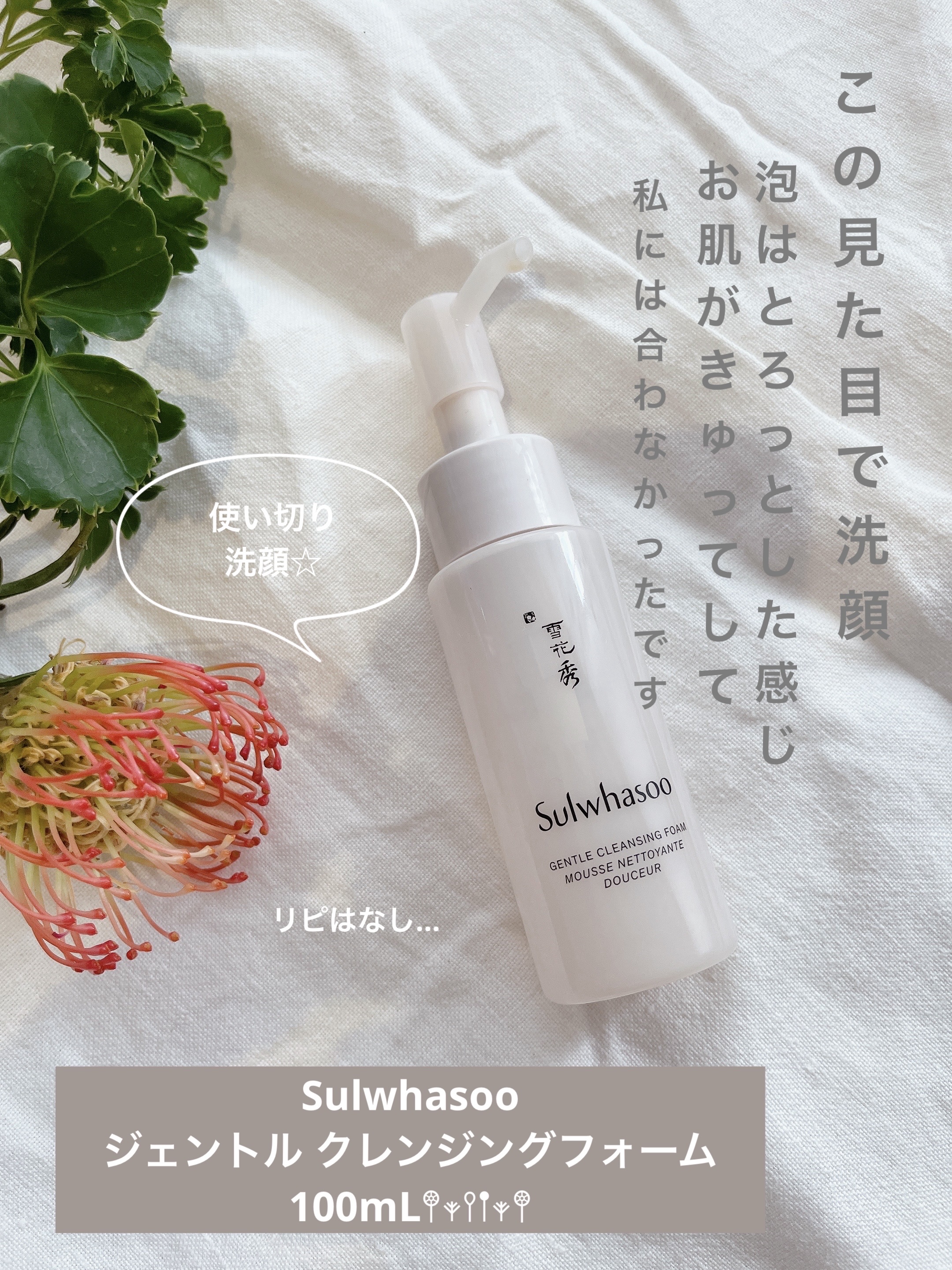 順行(スンヘン)クレンジングフォーム/Sulwhasoo/洗顔フォームを使ったクチコミ（1枚目）