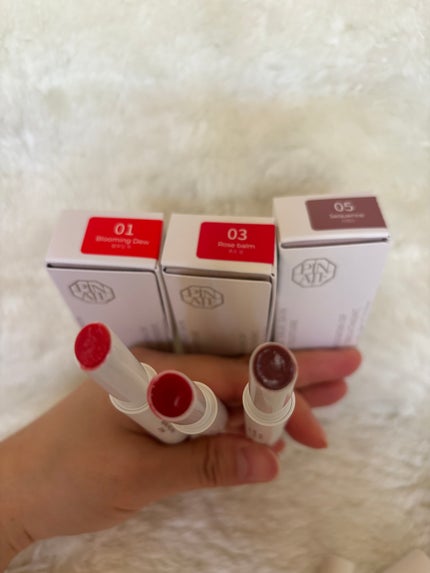 ベアグローペプチドメルティングバーム/PINATE/口紅を使ったクチコミ(4枚目)