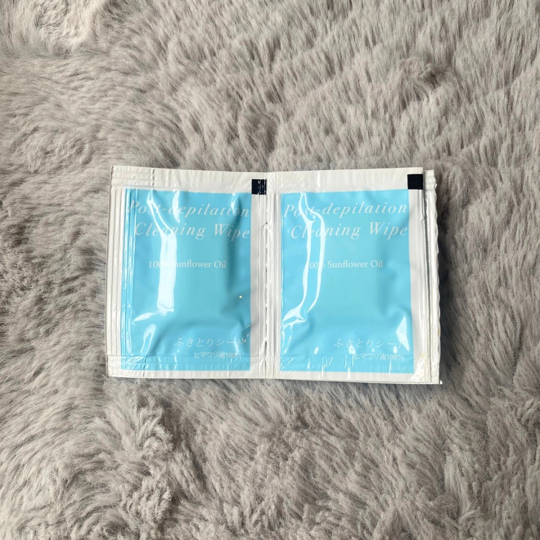 毛根脱毛ワックスシート/ドンキホーテ/ムダ毛ケアを使ったクチコミ（3枚目）