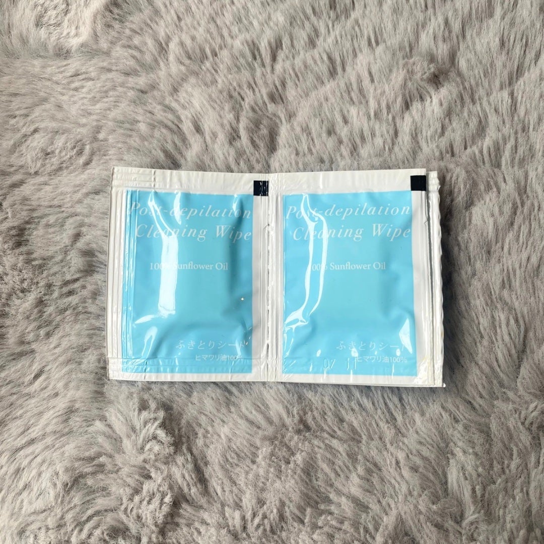 毛根脱毛ワックスシート/ドンキホーテ/ムダ毛ケアを使ったクチコミ(3枚目)