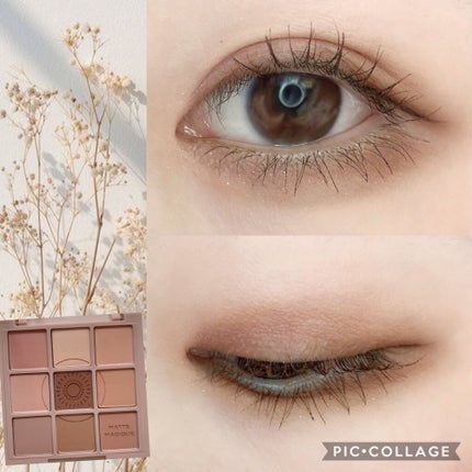 マイフェイブムードアイパレット 9カラー/HOLIKA HOLIKA/アイシャドウパレットを使ったクチコミ(2枚目)