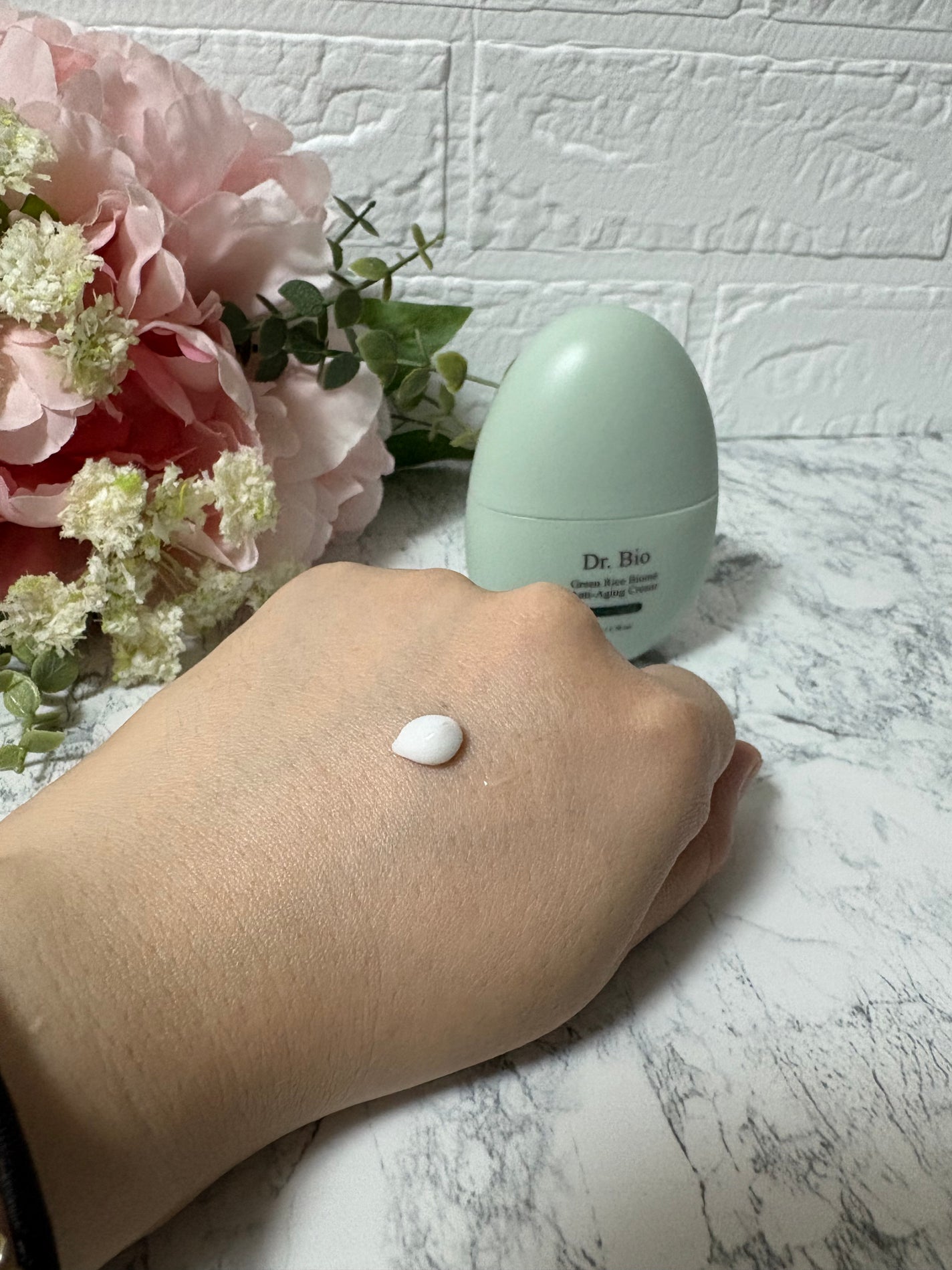 緑米ライスバイオーム™トーンアップ弾力クリーム/Dr.Bio/フェイスクリームを使ったクチコミ(2枚目)