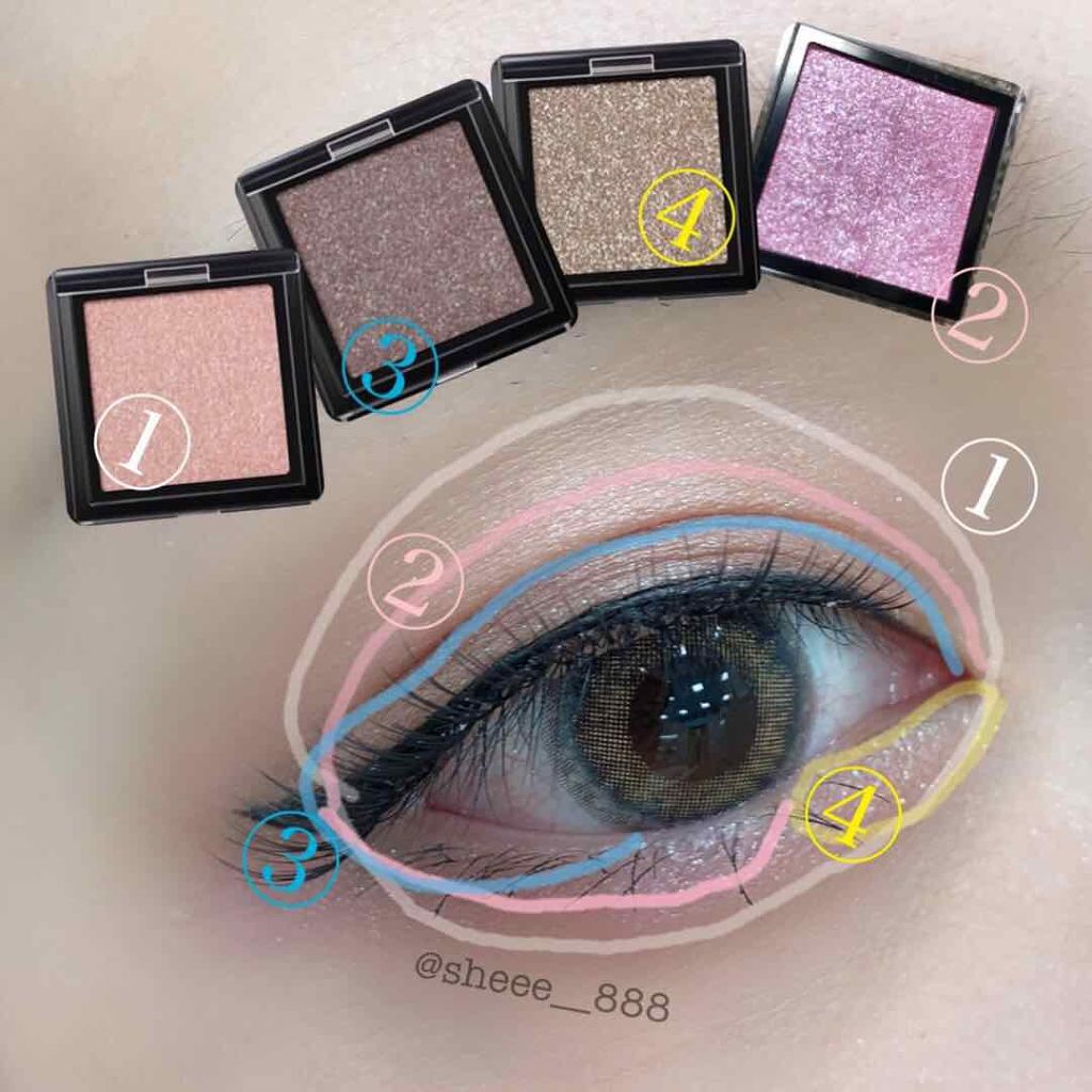 アディクション ザ アイシャドウ/ADDICTION/単色アイシャドウを使ったクチコミ(4枚目)