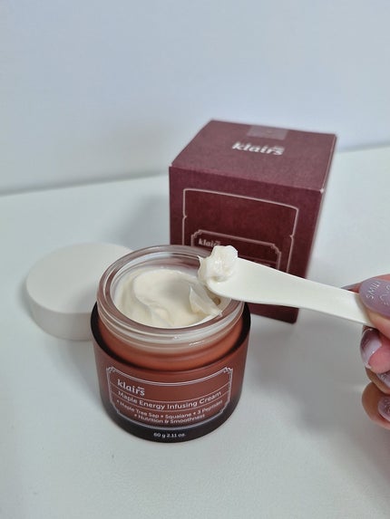 メープルエナジーインフュージングクリーム/Klairs/フェイスクリームを使ったクチコミ(2枚目)