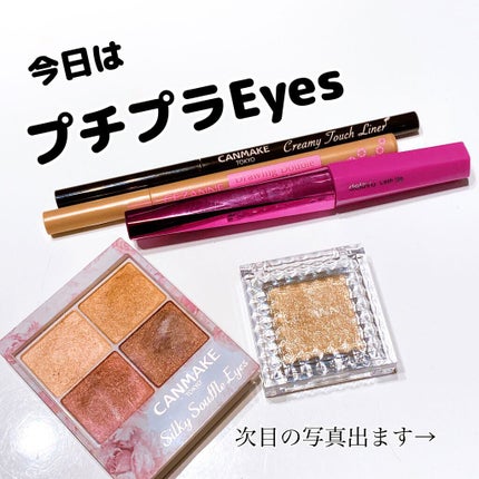 クリーミータッチライナー/キャンメイク/ジェルアイライナーを使ったクチコミ(1枚目)