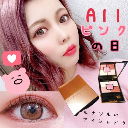 ジェミネイトアイズ N/LUNASOL/アイシャドウパレットを使ったクチコミ(1枚目)