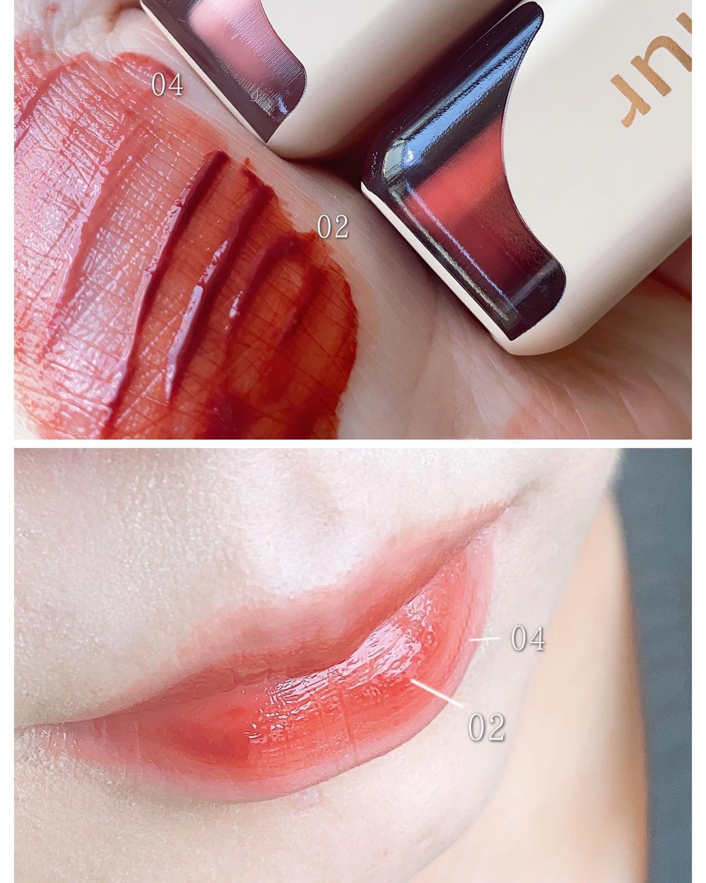 グローアンプルティント/house of HUR/リップティントを使ったクチコミ(4枚目)