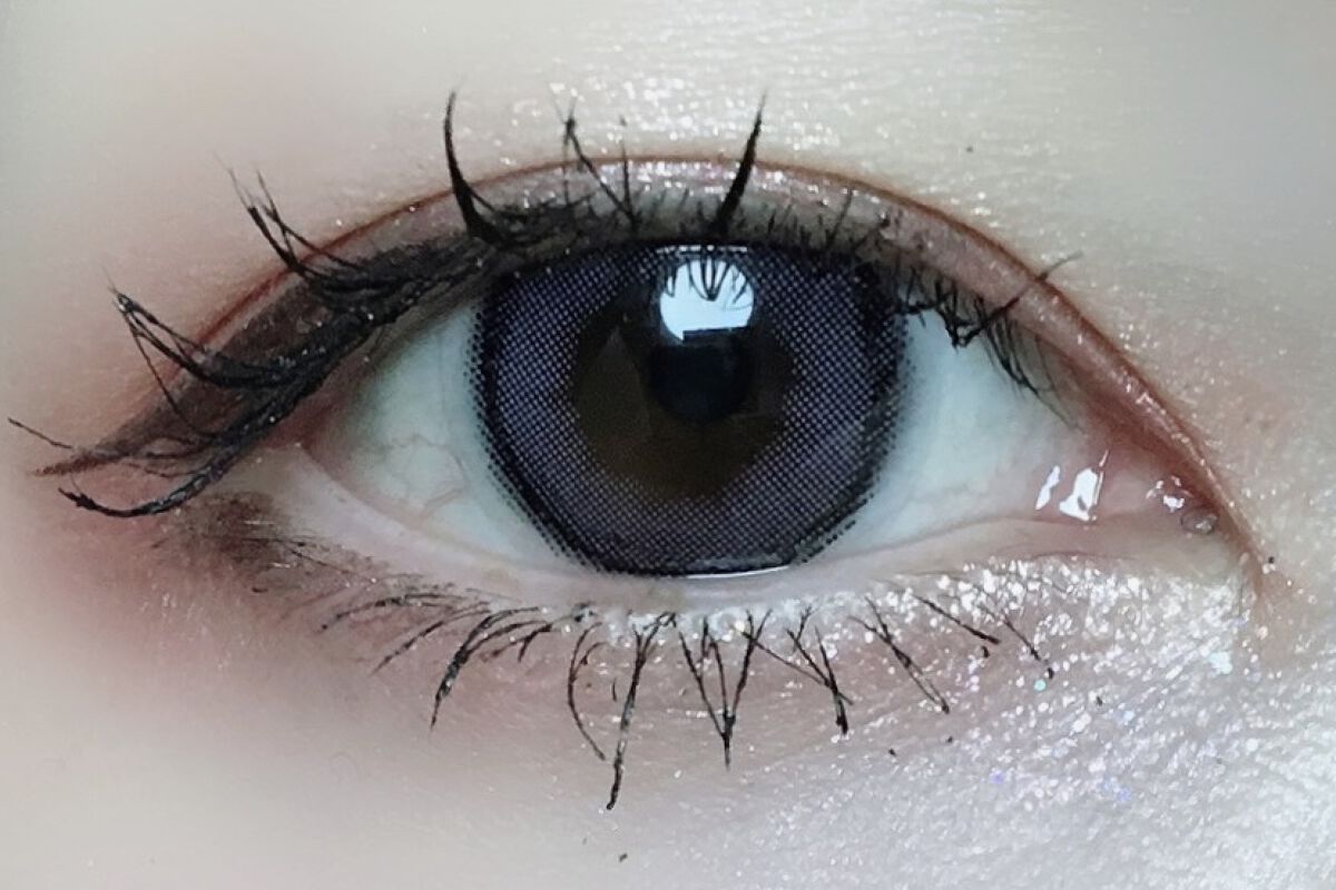 eye closet iDOL Series CANNA ROSE 1day ラベンダーグレー/EYE CLOSET/ワンデー（１DAY）カラコンを使ったクチコミ（1枚目）