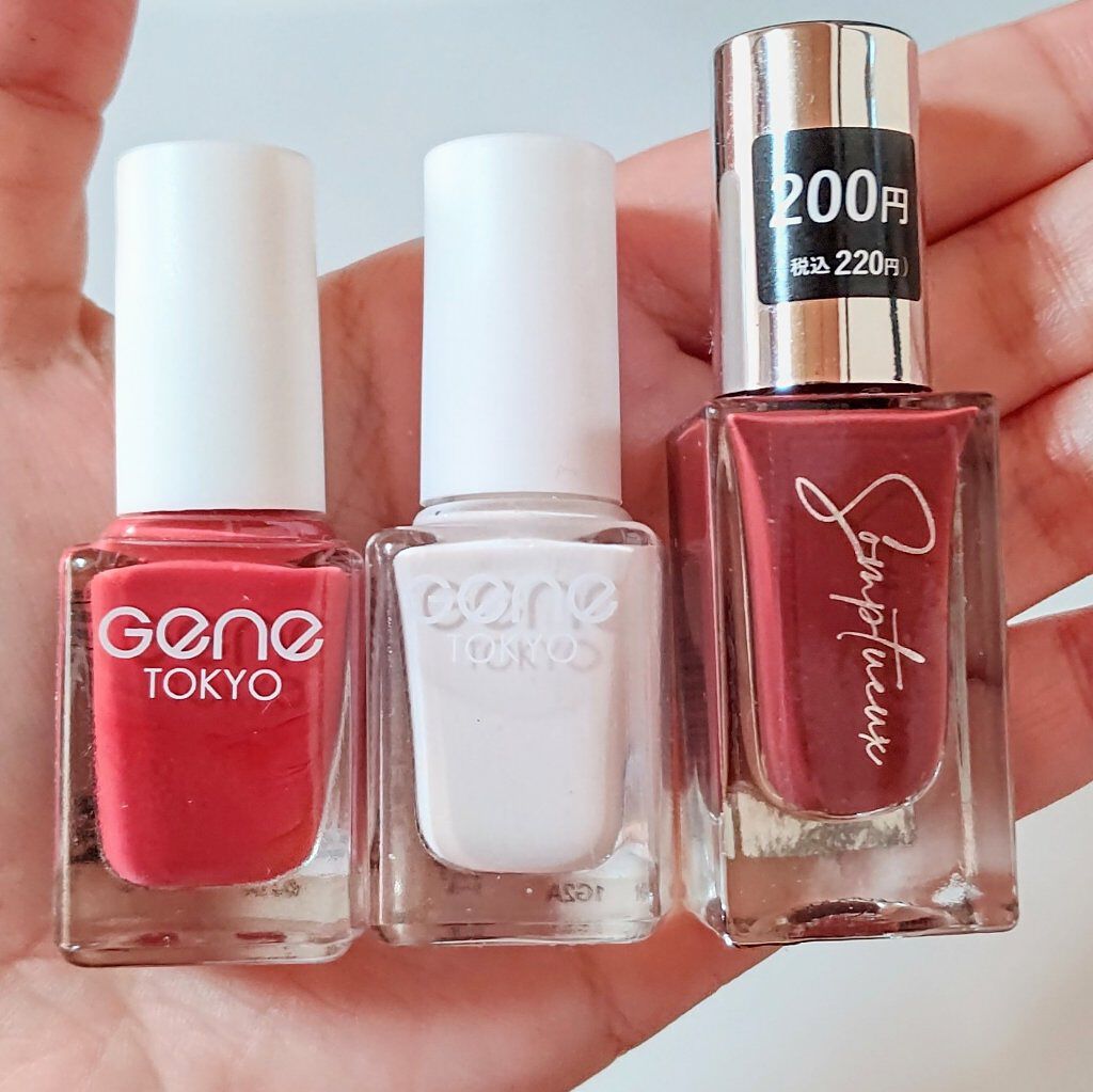 Somptueux(ソンプチュー) ネイルポリッシュ ST-NP-20/DAISO/マニキュアを使ったクチコミ（3枚目）