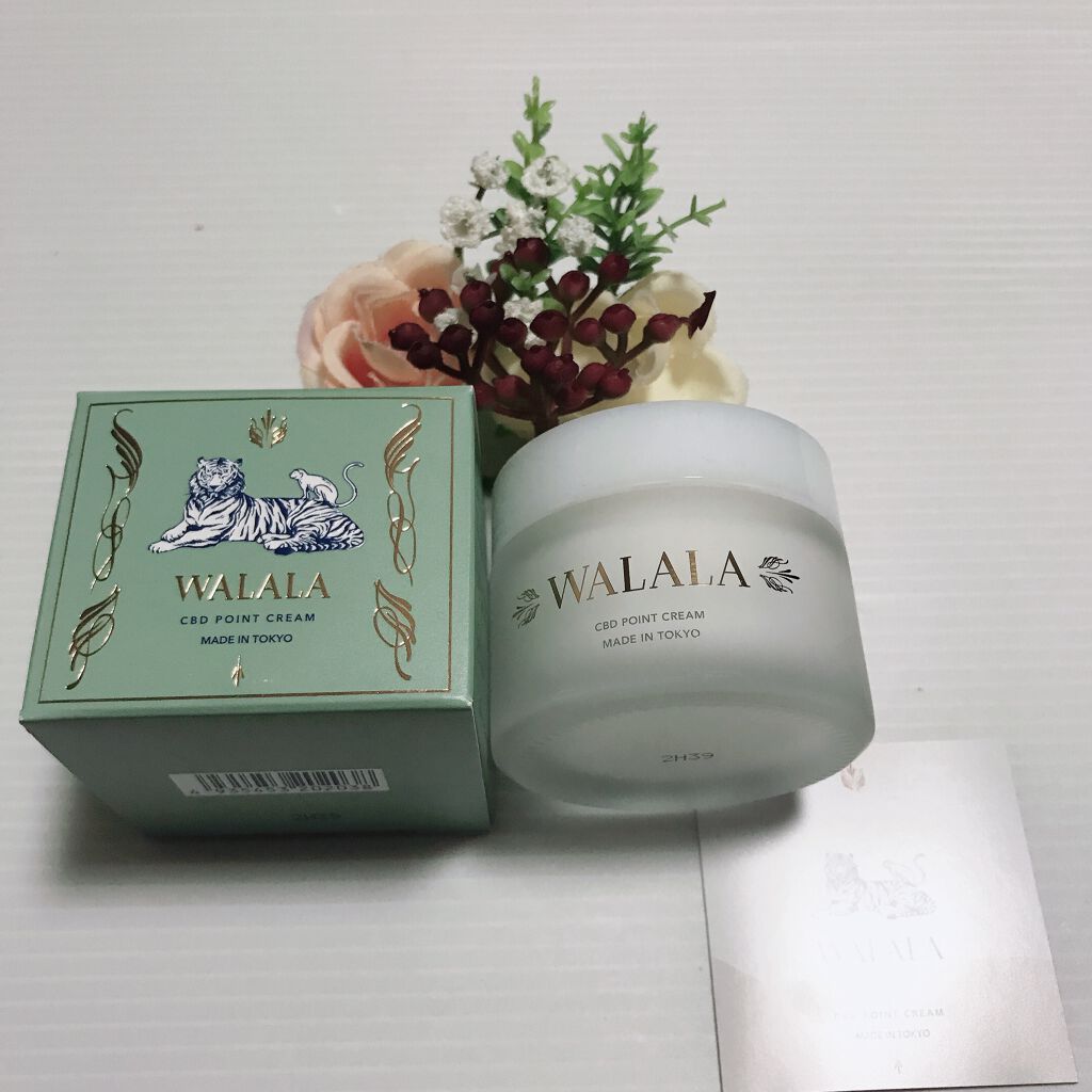 CBD ポイントクリーム/WALALA/フェイスクリームを使ったクチコミ（1枚目）