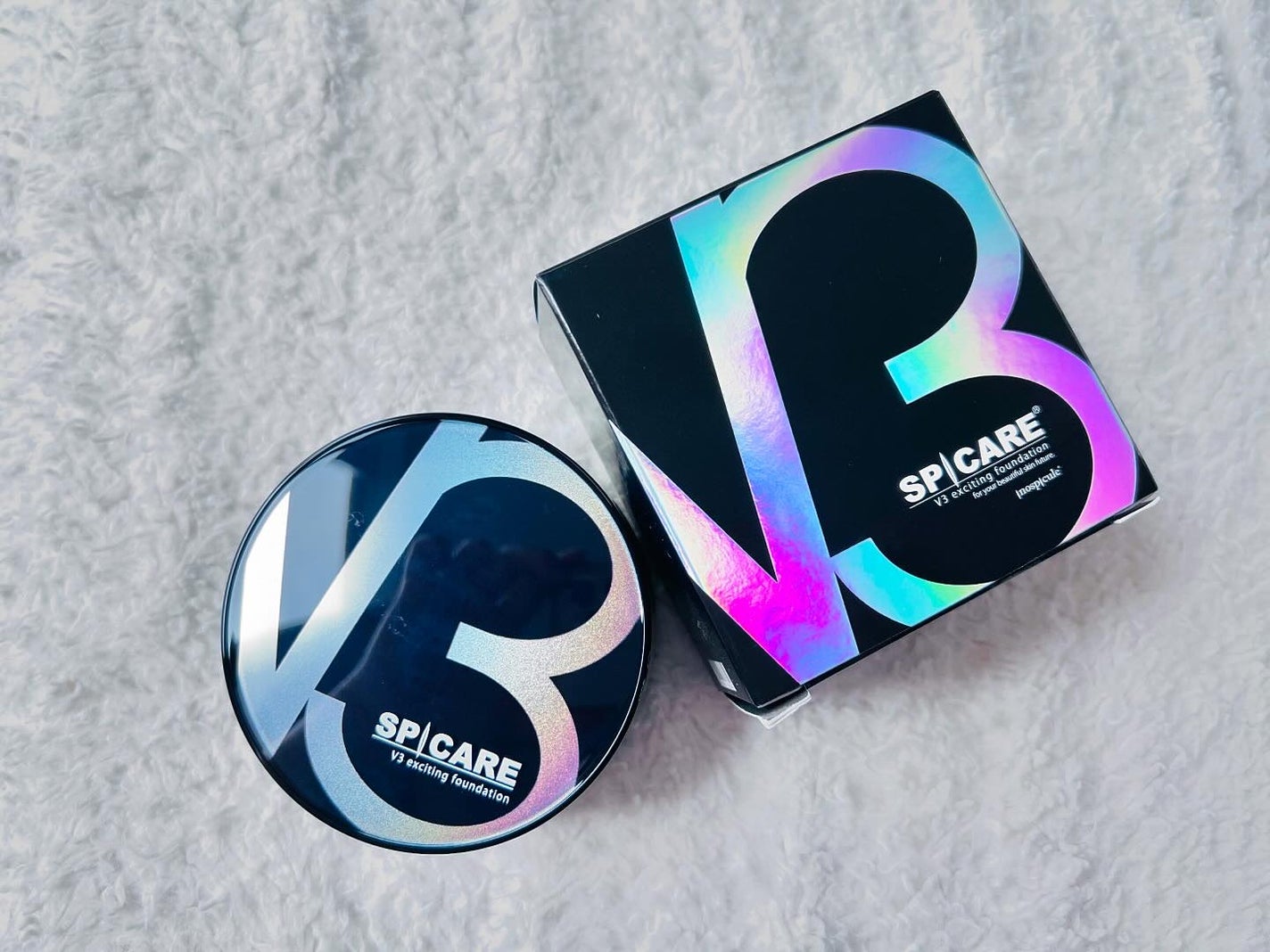 V3 エキサイティングファンデーション/SPICARE/クッションファンデーションを使ったクチコミ(1枚目)