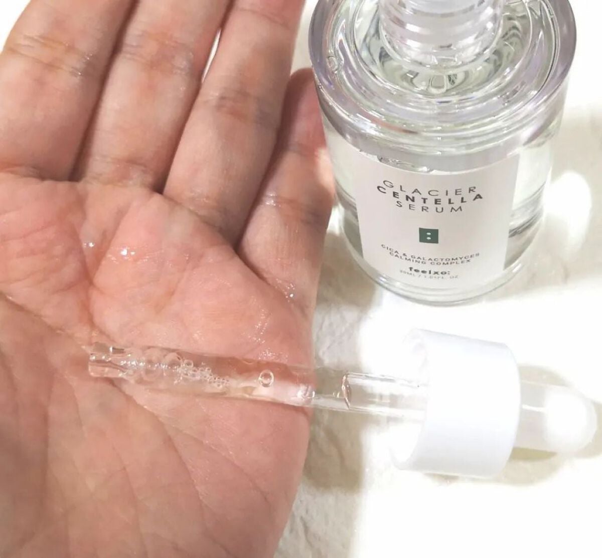 GLACIER CENTELLA SERUM /feelxo/美容液を使ったクチコミ(7枚目)