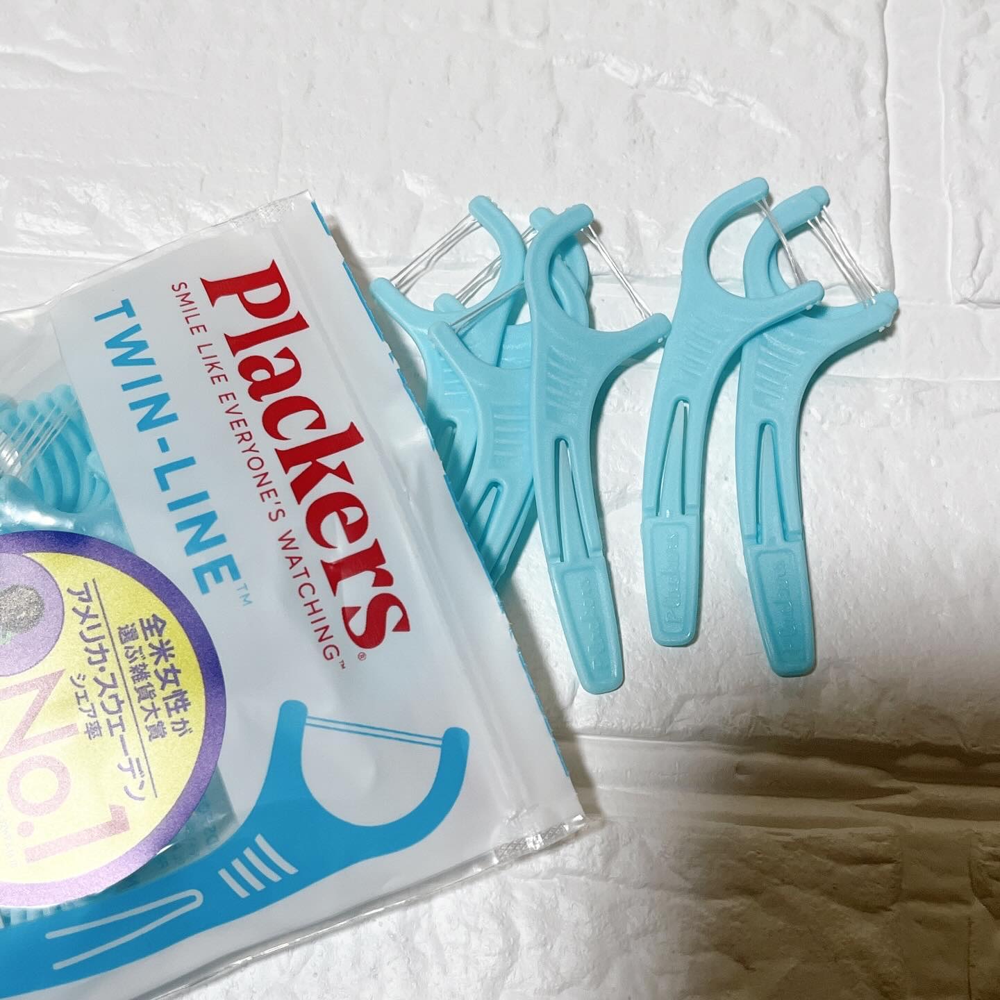 ダブルクリーンミントフレーバー /Plackers®/デンタルフロス・歯間ブラシを使ったクチコミ（2枚目）