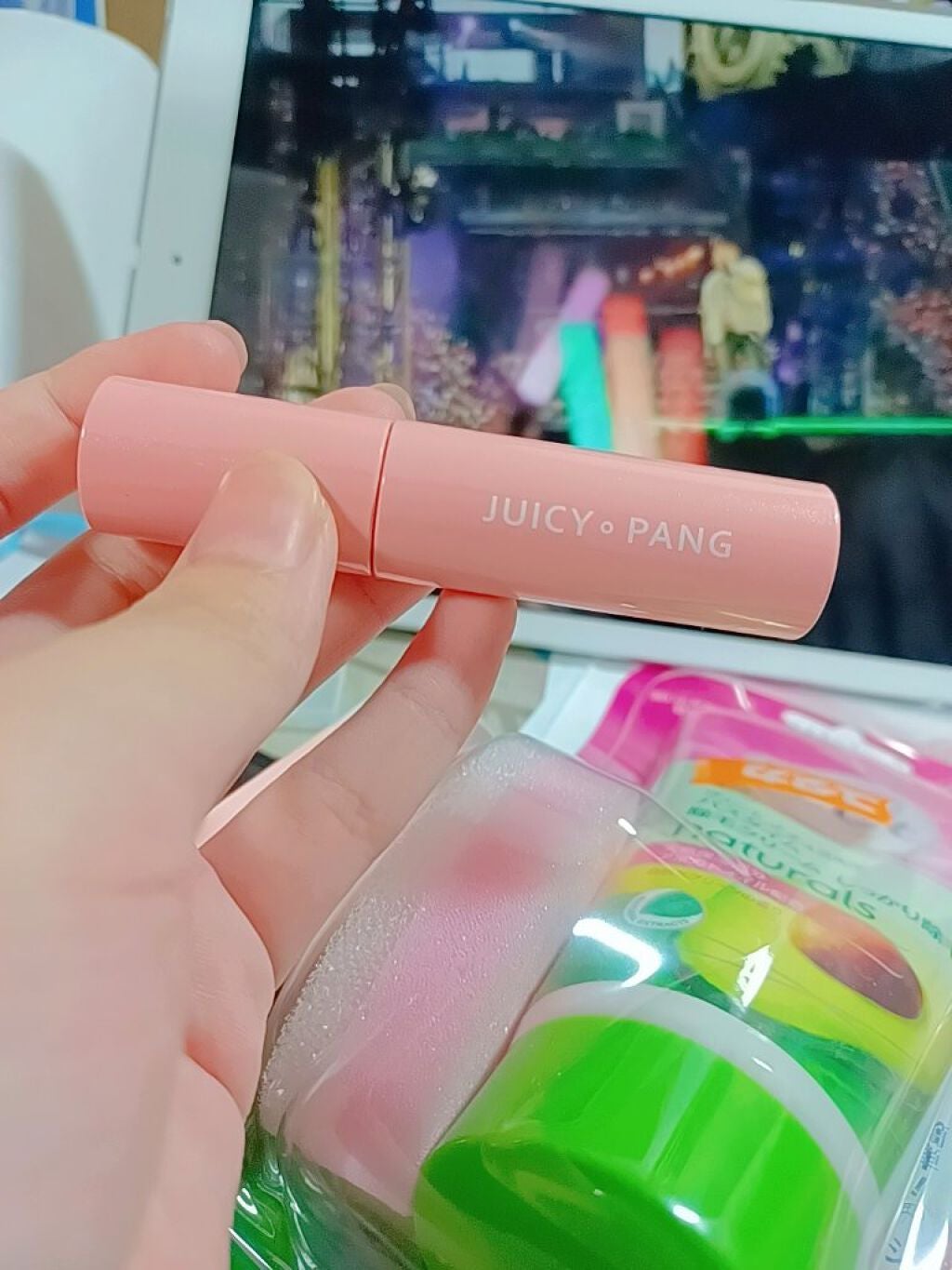 アピュー ジューシーパン スパークリングティント/A’pieu/口紅を使ったクチコミ(3枚目)