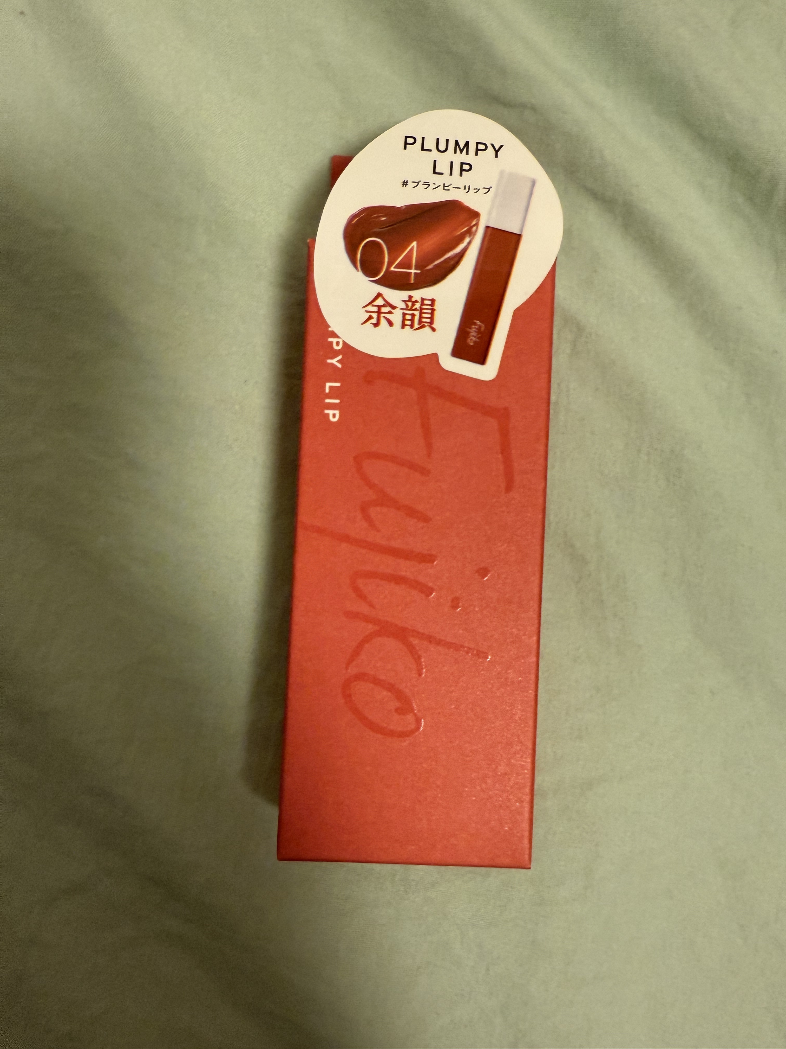プランピーリップ 04 余韻/Fujiko/リップグロスを使ったクチコミ（1枚目）