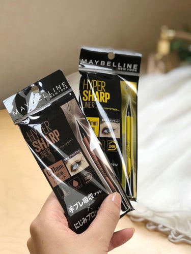 ハイパーシャープ ライナー R/MAYBELLINE NEW YORK/リキッドアイライナーを使ったクチコミ（1枚目）