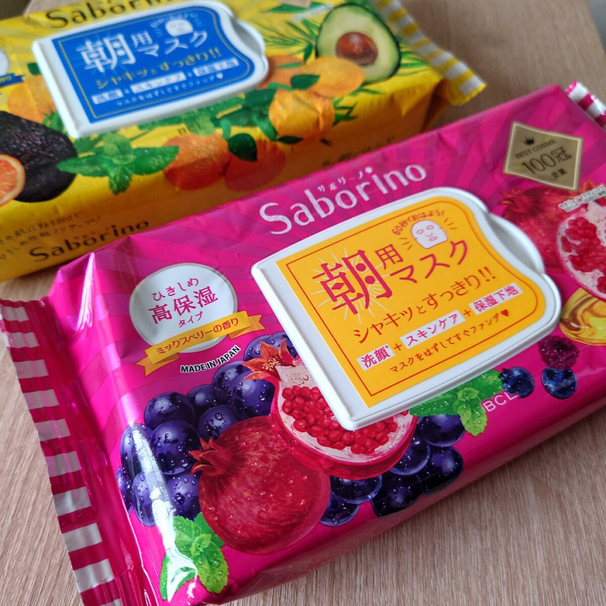 目ざまシート 完熟果実の高保湿タイプ 28枚入/サボリーノ/シートマスク・パックを使ったクチコミ（1枚目）