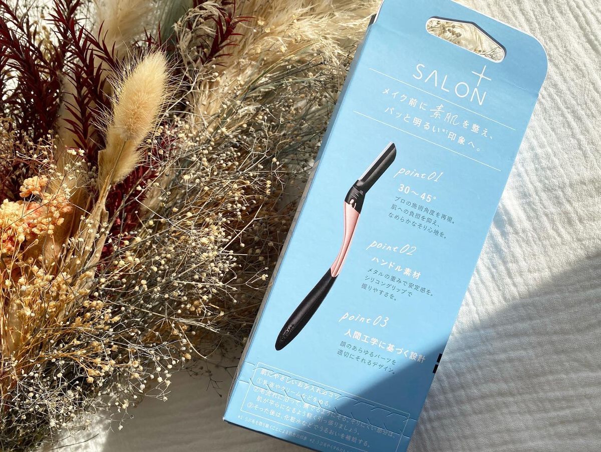 サロンプラス トーンアップ フェイススムーサー ホルダー（刃付き）/サロンプラス/シェーバーを使ったクチコミ（2枚目）