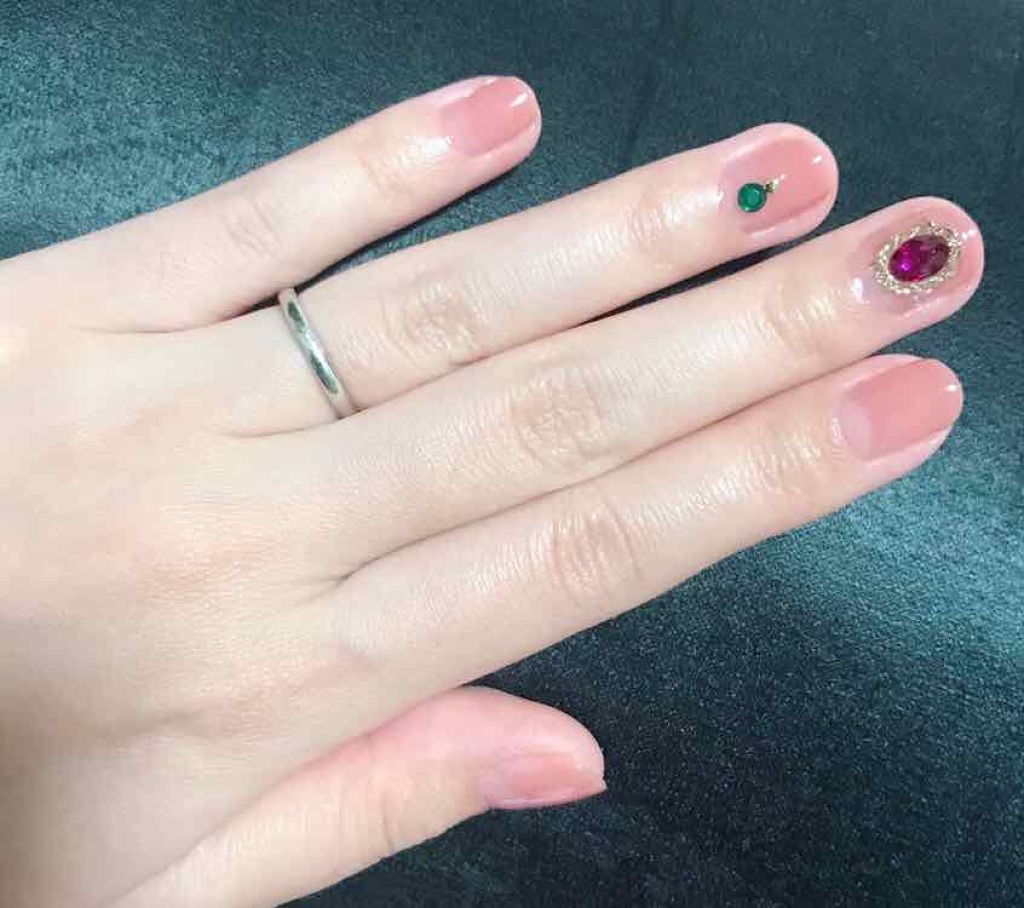 ボリュームジェルトップコート/ネイルネイル/ネイルトップコートを使ったクチコミ（2枚目）