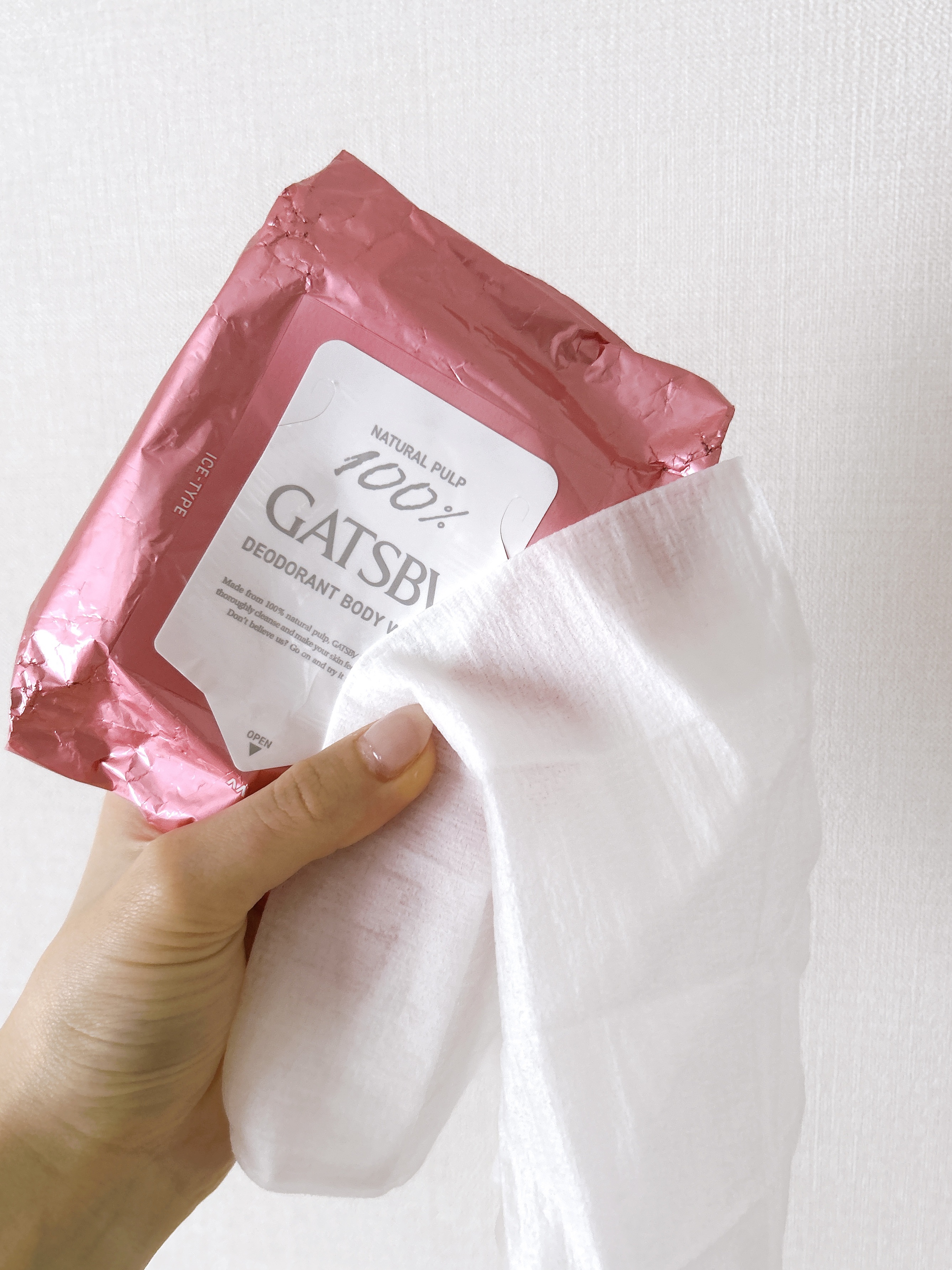 アイスデオドラント ボディペーパーN フリーズピーチ/ギャツビー/ボディシートを使ったクチコミ（3枚目）