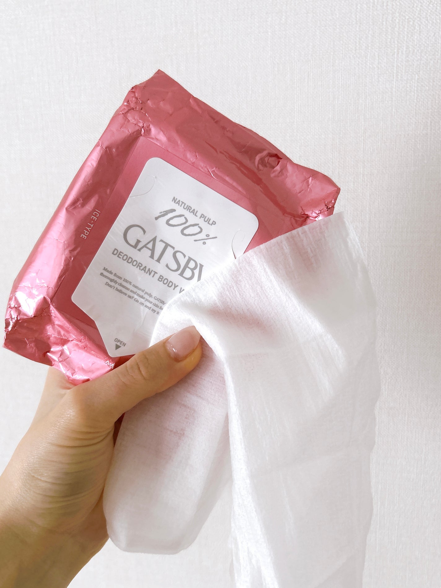 アイスデオドラント ボディペーパーN フリーズピーチ/ギャツビー/ボディシートを使ったクチコミ(3枚目)