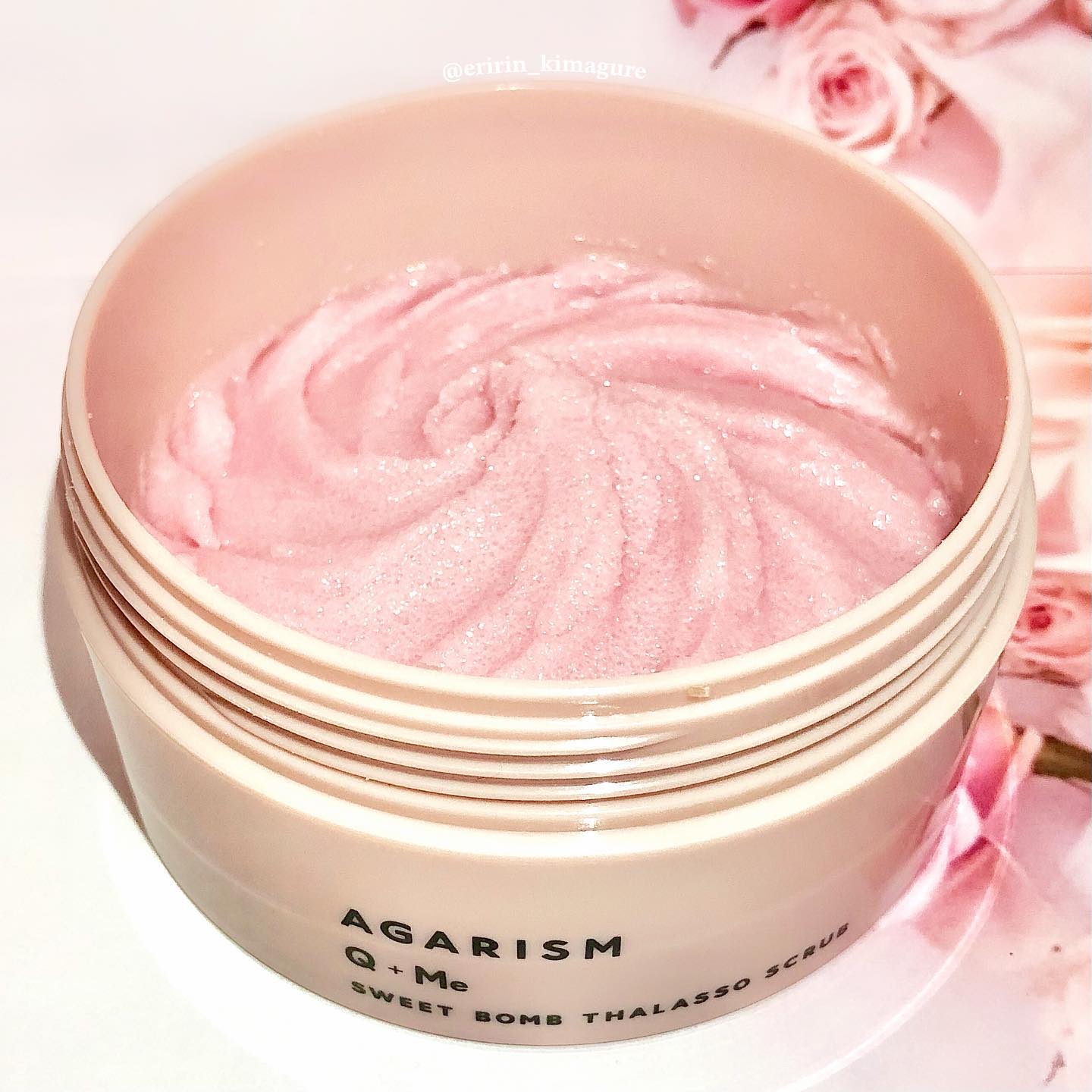 Q+Me スウィート ボム タラソ スクラブ/AGARISM/バストケア・ヒップケアを使ったクチコミ（3枚目）