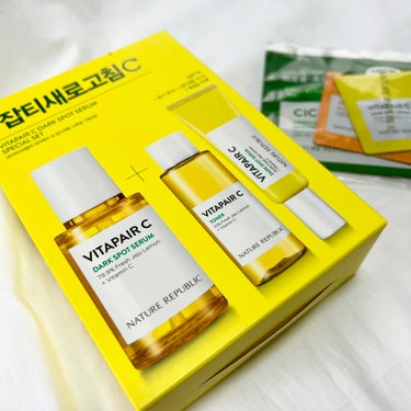 VITAPAIR C DARK SPOT SERUM SPECIAL SET/ネイチャーリパブリック/その他スキンケアを使ったクチコミ（2枚目）