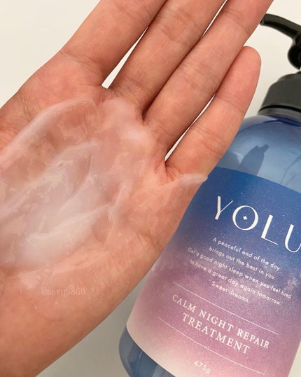 カームナイトリペアシャンプー/トリートメント/YOLU/市販シャンプーを使ったクチコミ(6枚目)