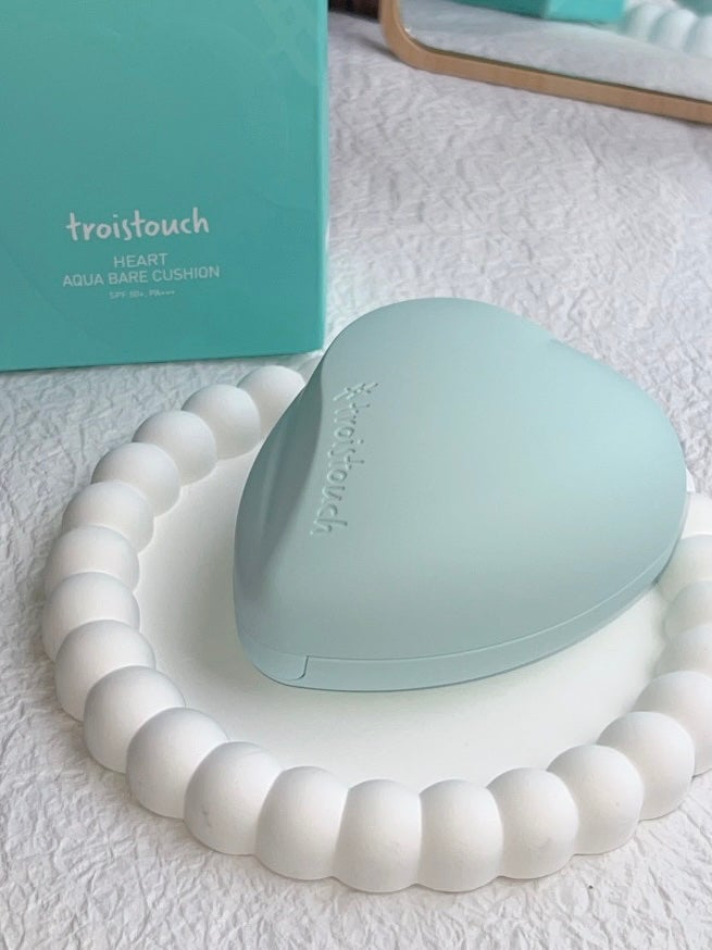 トワタッチ ハートクッション アクアベア/troistouch/クッションファンデーションを使ったクチコミ(6枚目)