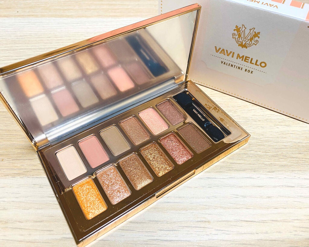 バレンタインボックス/VAVI MELLO/アイシャドウパレットを使ったクチコミ(1枚目)
