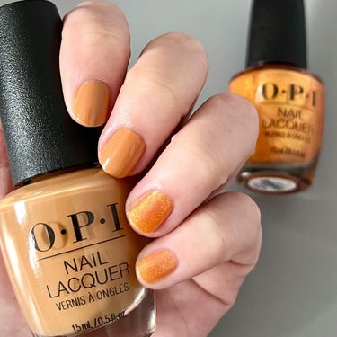 O・P・I ネイルラッカーのクチコミ「🧡🍊O・P・Iでオレンジ系ネイル🍊🧡
＿＿＿＿＿＿＿＿＿＿＿＿＿＿＿＿＿＿

OPI 
ネイル.....」（1枚目）