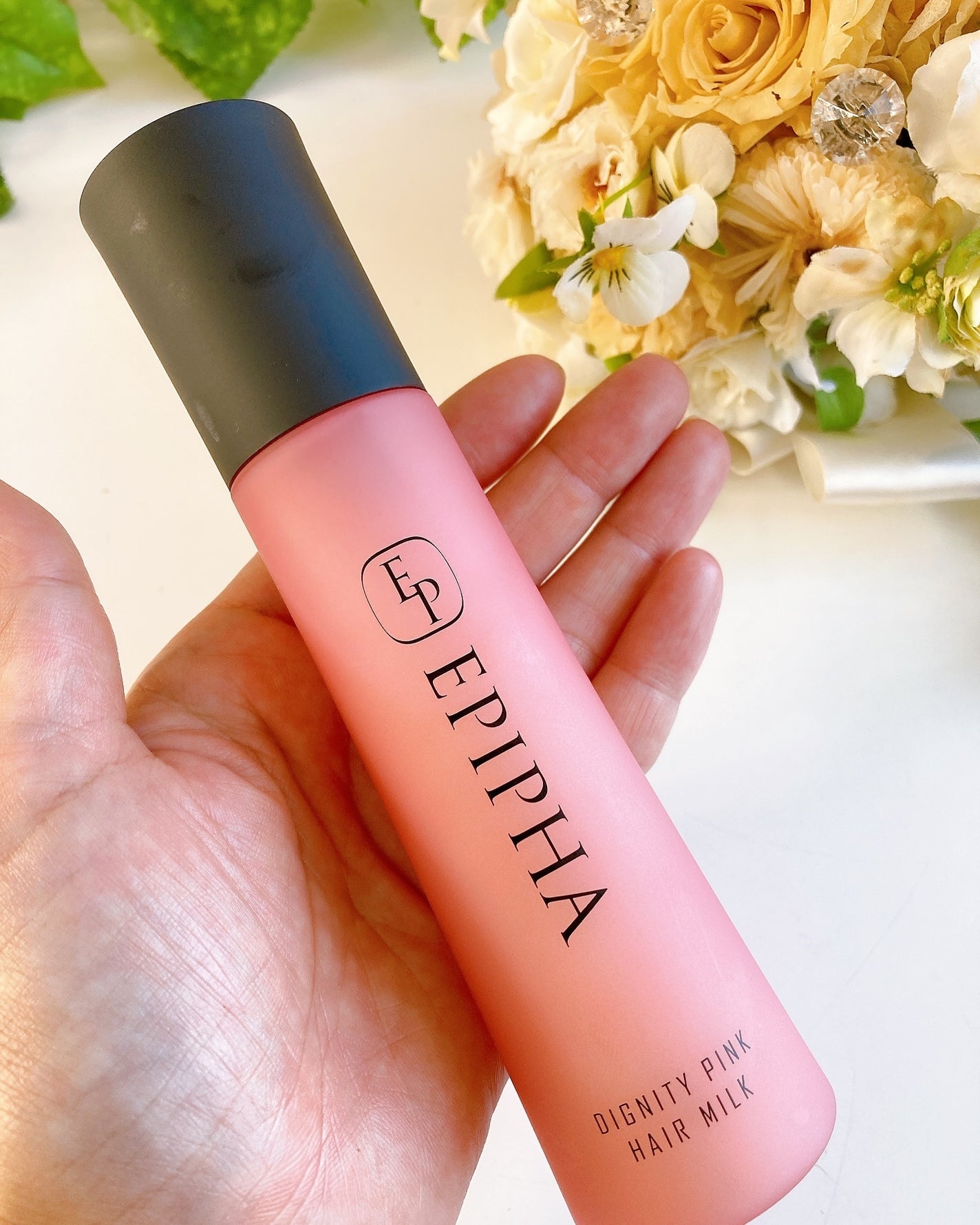 洗い流さないトリートメント DIGNITY PINK/EPIPHA/アウトバストリートメントを使ったクチコミ(6枚目)