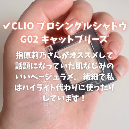 プロ シングル シャドウ/CLIO/単色アイシャドウを使ったクチコミ(6枚目)
