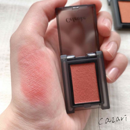 セルヴォーク ヴォランタリー アイズ 26 カッパーレッド/Celvoke/単色アイシャドウを使ったクチコミ(3枚目)