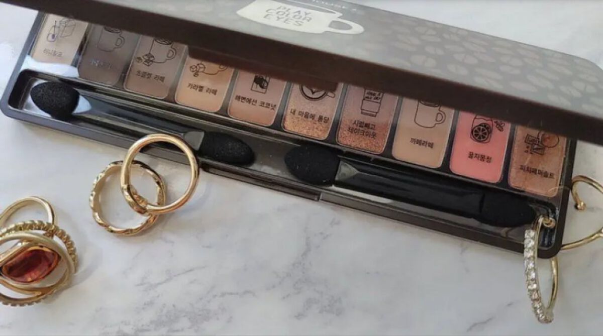 プレイカラー アイシャドウ/ETUDE/アイシャドウパレットを使ったクチコミ（2枚目）