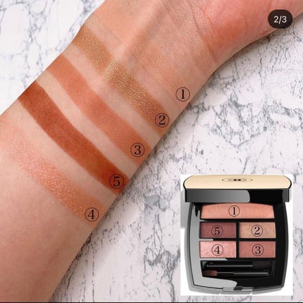 レ ベージュ パレット ルガール/CHANEL/アイシャドウパレットを使ったクチコミ(3枚目)