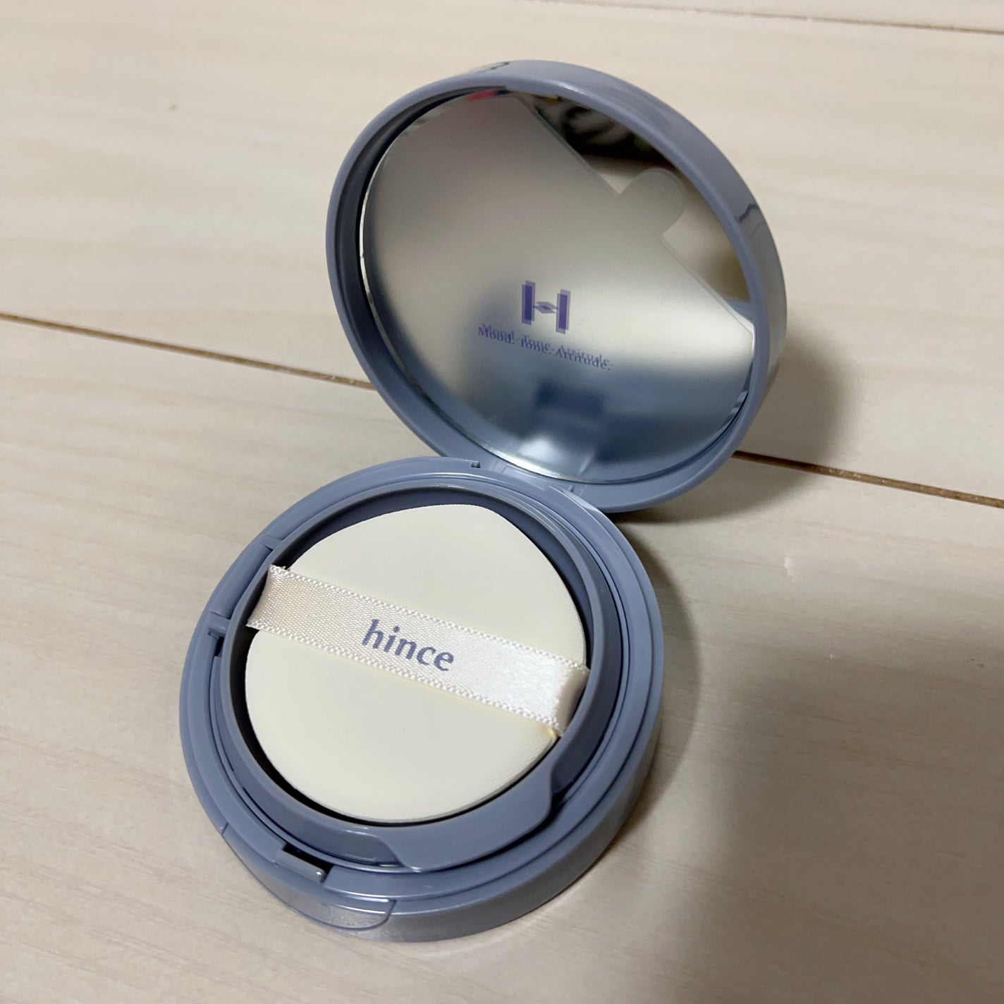 セカンドスキンメッシュマットクッション/hince/クッションファンデーションを使ったクチコミ(2枚目)