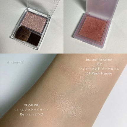 TAG CHEEK BEAM/too cool for school/パウダーチークを使ったクチコミ(2枚目)