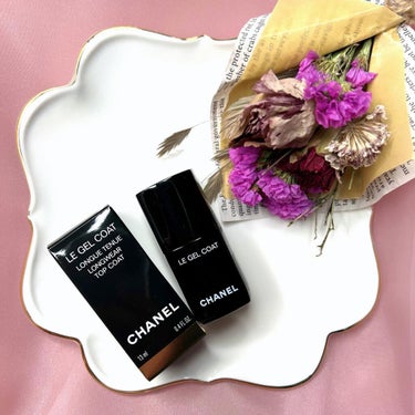 CHANEL ル ジェル コートのクチコミ「
シャネルのトップコート💅✨

厚めに塗ってもちゃんと乾くし、
今まで使ってたネイルズインクよ.....」（1枚目）