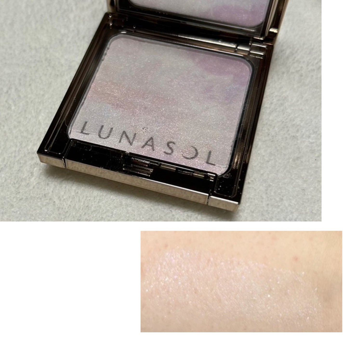 マージングフェースグロウ/LUNASOL/プレストパウダーを使ったクチコミ(3枚目)