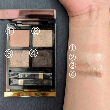 アイ カラー クォード/TOM FORD BEAUTY/アイシャドウパレットを使ったクチコミ(2枚目)