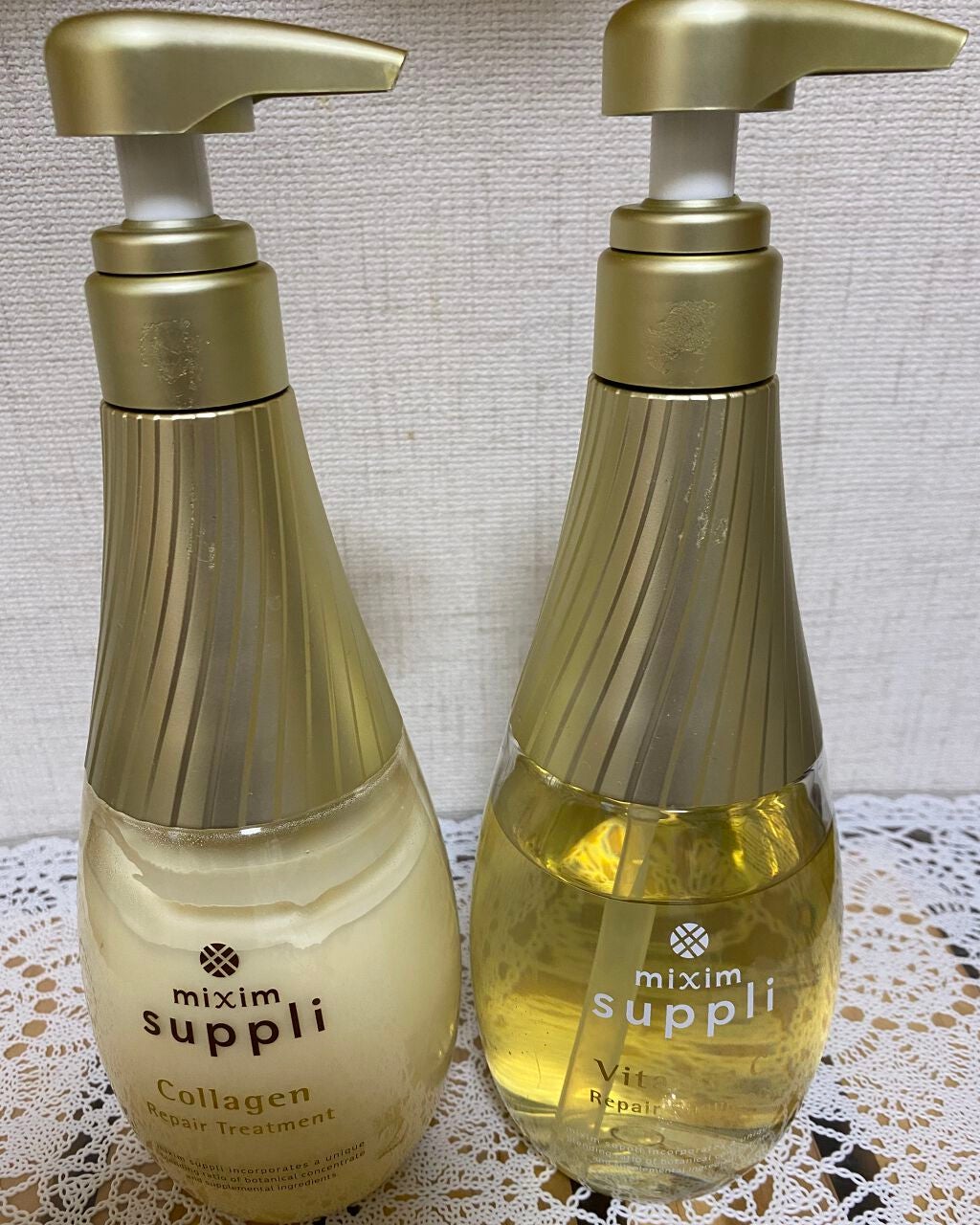 ビタミン リペアシャンプー/コラーゲン リペアヘアトリートメント/mixim suppli/市販シャンプーを使ったクチコミ(1枚目)