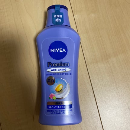 プレミアムボディミルク ホワイトニング【医薬部外品】 /ニベア/ボディミルクを使ったクチコミ(1枚目)