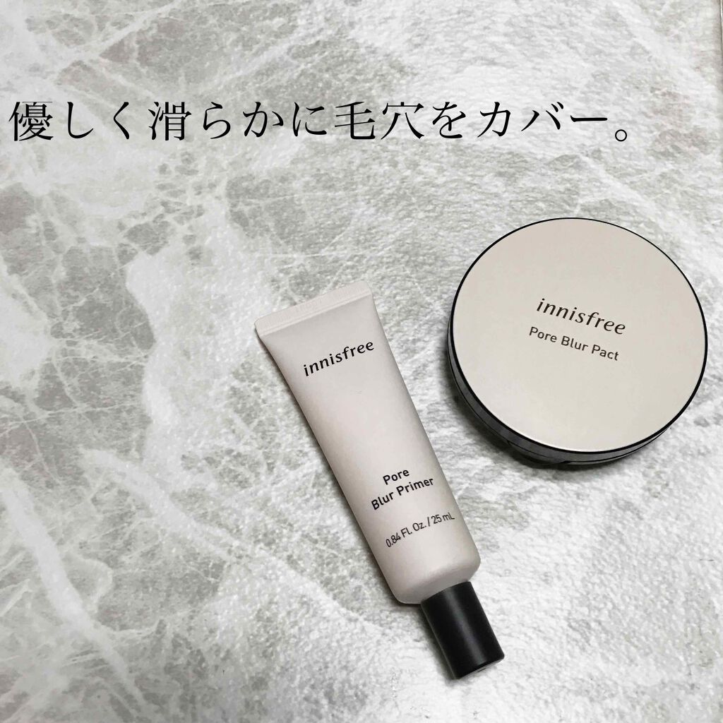 ポアブラー パクト｜innisfreeを使った口コミ 「innisfreeポアブラープライマーin..」 by milky(敏感肌/30代後半) |  LIPS